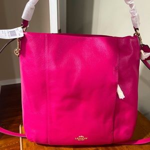 New pink Coach purse